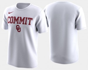 Oklahoma Sooners T-Shirt Basketball Tournament 2018 March Madness Bench Legend Performance White Men