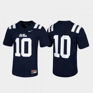 Ole Miss Rebels Jersey Untouchable Mens Game Navy #10