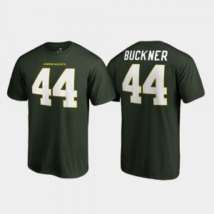 Oregon Ducks DeForest Buckner T-Shirt Name & Number College Legends #44 Green Mens