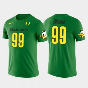 Oregon Ducks Deforest Buckner T-Shirt Future Stars Men's #99 Green San Francisco 49ers Football