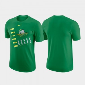 Oregon Ducks T-Shirt Mens Performance Cotton Green Just Do It