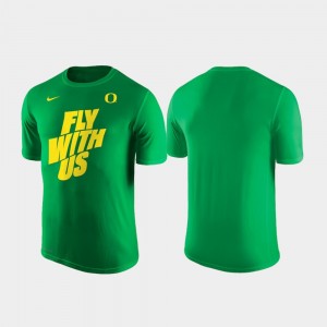 Oregon Ducks T-Shirt Local Legend For Men Shooting Green