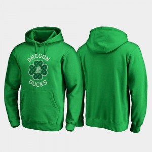 Oregon Ducks Hoodie St. Patrick's Day Kelly Green Luck Tradition For Men