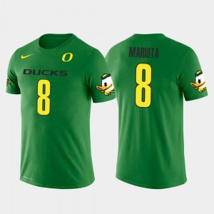 Oregon Ducks Marcus Mariota T-Shirt #8 Future Stars Green Men Tennessee Titans Football