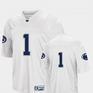 Penn State Nittany Lions Jersey Colosseum Authentic College Football White #1 Men