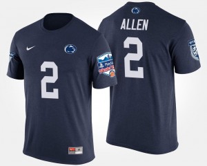 Penn State Nittany Lions Marcus Allen T-Shirt Fiesta Bowl Mens Navy #2 Bowl Game