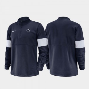 Penn State Nittany Lions Jacket Half-Zip Performance Navy Men 2019 Coaches Sideline