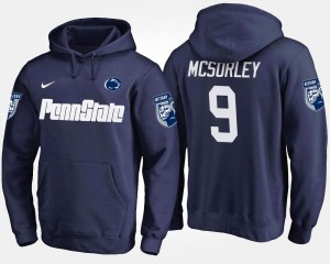 Penn State Nittany Lions Trace McSorley Hoodie Mens #9 Navy