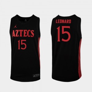 San Diego State Aztecs Kawhi Leonard Jersey #15 Replica 2019-20 College Basketball Men Black