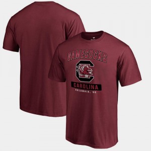 South Carolina Gamecocks T-Shirt Big & Tall Garnet Men's Campus Icon