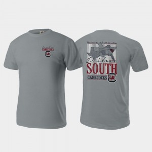 South Carolina Gamecocks T-Shirt Comfort Colors Men Pride of the South Gray