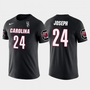 South Carolina Gamecocks Johnathan Joseph T-Shirt Black Men Future Stars #24 Houston Texans Football