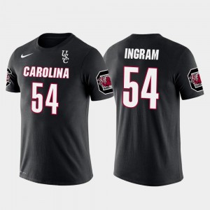 South Carolina Gamecocks Melvin Ingram T-Shirt #54 For Men's Future Stars Black Los Angeles Chargers Football