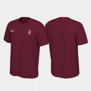 Stanford Cardinal T-Shirt Legend Mens Left Chest Logo Cardinal