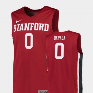 Stanford Cardinal Kezie Okpala Jersey Men's Red Replica College Basketball #0