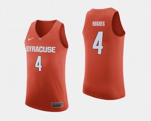 Syracuse Orange Elijah Hughes Jersey College Basketball Men's Orange #4