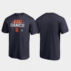Syracuse Orange T-Shirt Big Dance March Madness 2019 NCAA Basketball Tournament Men Navy