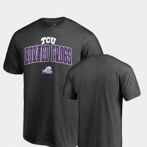 TCU Horned Frogs T-Shirt Mens Heathered Charcoal Square Up