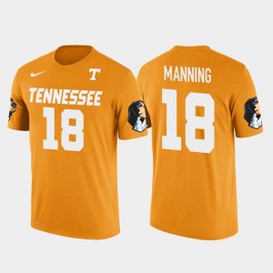 Tennessee Volunteers Peyton Manning T-Shirt Orange Future Stars #18 Denver Broncos Football For Men