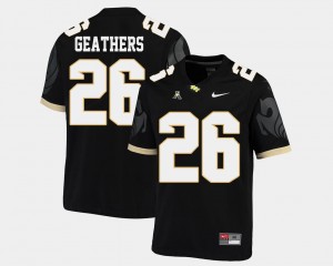 UCF Knights Clayton Geathers Jersey American Athletic Conference Black For Men College Football #26
