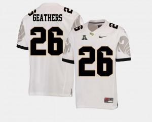 UCF Knights Clayton Geathers Jersey #26 American Athletic Conference White Men's College Football