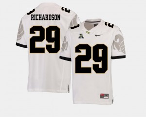 UCF Knights Cordarrian Richardson Jersey Men White #29 College Football American Athletic Conference