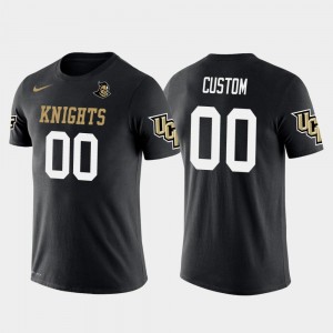 UCF Knights Custom T-Shirt #00 Future Stars Mens Black Cotton Football