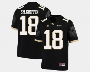 UCF Knights Shaquem Griffin Jersey Black American Athletic Conference For Men #18 College Football