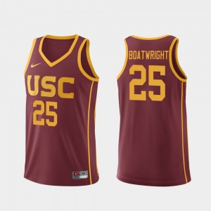 USC Trojans Bennie Boatwright Jersey Replica College Basketball #25 Men Cardinal