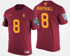 USC Trojans Iman Marshall T-Shirt For Men Bowl Game Cardinal #8 Pac-12 Conference Cotton Bowl