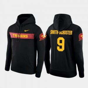 USC Trojans JuJu Smith-Schuster Hoodie For Men Football Performance Black #9 Sideline Seismic