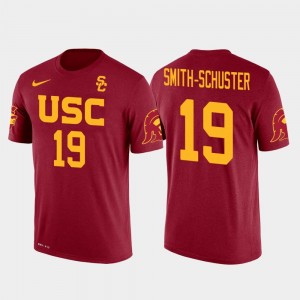 USC Trojans JuJu Smith-Schuster T-Shirt Red #19 Pittsburgh Steelers Football Men's Future Stars