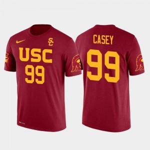 USC Trojans Jurrell Casey T-Shirt Future Stars #99 Red Tennessee Titans Football Mens