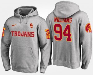 USC Trojans Leonard Williams Hoodie For Men's Gray #94