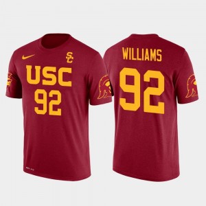 USC Trojans Leonard Williams T-Shirt Future Stars #92 Red New York Jets Football For Men