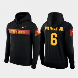 USC Trojans Michael Pittman Jr. Hoodie Men Sideline Seismic Black Football Performance #6
