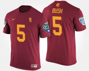 USC Trojans Reggie Bush T-Shirt #5 Bowl Game Cardinal Pac-12 Conference Cotton Bowl Mens