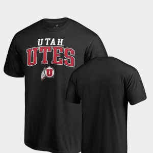 Utah Utes T-Shirt Black Square Up For Men's
