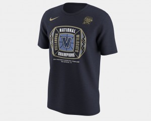 Villanova Wildcats T-Shirt Men Navy Basketball National Champions 2018 Locker Room