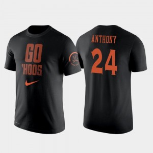 Virginia Cavaliers Marco Anthony T-Shirt 2 Hit Performance Men College Basketball #24 Black