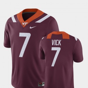 Virginia Tech Hokies Michael Vick Jersey Maroon Alumni Football Game Men #7 Player