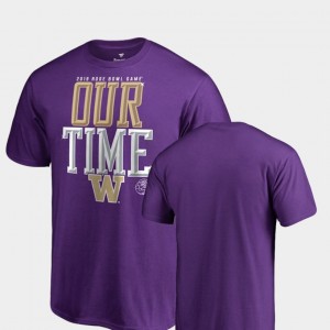 Washington Huskies T-Shirt Counter Big & Tall Purple 2019 Rose Bowl Bound Men