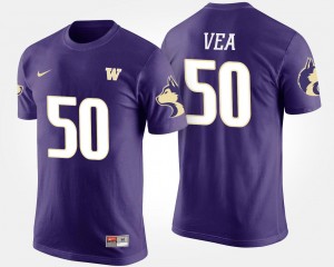 Washington Huskies Vita Vea T-Shirt Mens Purple #50