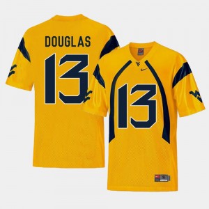 West Virginia Mountaineers Rasul Douglas Jersey College Football #13 Men's Gold Replica