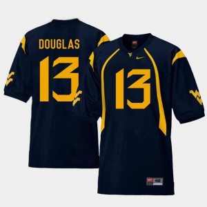 West Virginia Mountaineers Rasul Douglas Jersey For Men's Replica College Football Navy #13