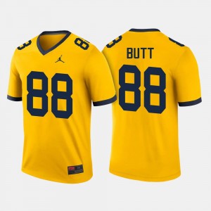 Michigan Wolverines Jake Butt Jersey Maize For Men's #88 College Football
