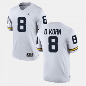 Michigan Wolverines John O'Korn Jersey Alumni Football Game White Men's #8