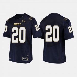 Navy Midshipmen John Brown III Jersey #20 For Men Navy College Football