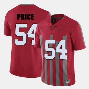 Ohio State Buckeyes Billy Price Jersey #54 Men College Football Red
