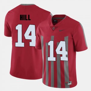 Ohio State Buckeyes K.J. Hill Jersey Men Red College Football #14